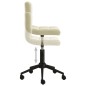 Esszimmerstühle 2 Stk. Drehbar Creme Samt Esszimmerstühle 2 Stk. Drehbar Creme Samt