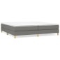 vidaXL Bettgestell ohne Matratze Dunkelgrau 200x200 cm Stoff vidaXL Bettgestell ohne Matratze Dunkelgrau 200x200 cm Stoff