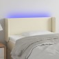 vidaXL LED Kopfteil Creme 83x16x78/88 cm Kunstleder vidaXL LED Kopfteil Creme 83x16x78/88 cm Kunstleder