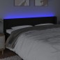 vidaXL LED Kopfteil Schwarz 163x16x78/88 cm Stoff vidaXL LED Kopfteil Schwarz 163x16x78/88 cm Stoff