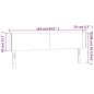 vidaXL LED Kopfteil Schwarz 163x16x78/88 cm Stoff vidaXL LED Kopfteil Schwarz 163x16x78/88 cm Stoff