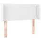 vidaXL LED Kopfteil Weiß 83x16x78/88 cm Kunstleder vidaXL LED Kopfteil Weiß 83x16x78/88 cm Kunstleder