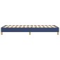 vidaXL Boxspringbett Blau 100x200 cm Stoff vidaXL Boxspringbett Blau 100x200 cm Stoff