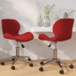vidaXL Esszimmerstühle 2 Stk. Drehbar Weinrot Samt vidaXL Esszimmerstühle 2 Stk. Drehbar Weinrot Samt