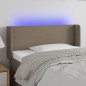 vidaXL LED Kopfteil Taupe 83x16x78/88 cm Stoff vidaXL LED Kopfteil Taupe 83x16x78/88 cm Stoff