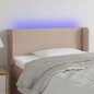 vidaXL LED Kopfteil Cappuccino-Braun 93x16x78/88 cm Kunstleder vidaXL LED Kopfteil Cappuccino-Braun 93x16x78/88 cm Kunstleder
