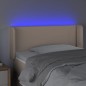 vidaXL LED Kopfteil Cappuccino-Braun 93x16x78/88 cm Kunstleder vidaXL LED Kopfteil Cappuccino-Braun 93x16x78/88 cm Kunstleder