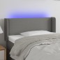 vidaXL LED Kopfteil Dunkelgrau 103x16x78/88 cm Stoff vidaXL LED Kopfteil Dunkelgrau 103x16x78/88 cm Stoff