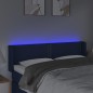 vidaXL LED Kopfteil Blau 147x16x78/88 cm Stoff vidaXL LED Kopfteil Blau 147x16x78/88 cm Stoff