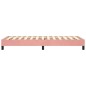 vidaXL Bettgestell Rosa 90x190 cm Samt vidaXL Bettgestell Rosa 90x190 cm Samt