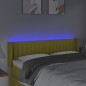 vidaXL LED Kopfteil Grün 147x16x78/88 cm Stoff vidaXL LED Kopfteil Grün 147x16x78/88 cm Stoff