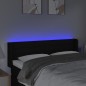 vidaXL LED Kopfteil Schwarz 147x16x78/88 cm Stoff vidaXL LED Kopfteil Schwarz 147x16x78/88 cm Stoff