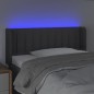 vidaXL LED Kopfteil Dunkelgrau 103x16x78/88 cm Stoff vidaXL LED Kopfteil Dunkelgrau 103x16x78/88 cm Stoff