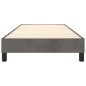 vidaXL Boxspringbett Dunkelgrau 90x190 cm Samt vidaXL Boxspringbett Dunkelgrau 90x190 cm Samt