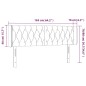 vidaXL LED Kopfteil Dunkelgrau 163x16x78/88 cm Samt vidaXL LED Kopfteil Dunkelgrau 163x16x78/88 cm Samt