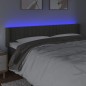 vidaXL LED Kopfteil Dunkelgrau 183x16x78/88 cm Samt vidaXL LED Kopfteil Dunkelgrau 183x16x78/88 cm Samt