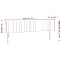 vidaXL LED Kopfteil Dunkelgrau 183x16x78/88 cm Samt vidaXL LED Kopfteil Dunkelgrau 183x16x78/88 cm Samt