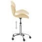 Esszimmerstühle 2 Stk. Drehbar Creme Samt Esszimmerstühle 2 Stk. Drehbar Creme Samt