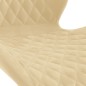 Esszimmerstühle 2 Stk. Drehbar Creme Samt Esszimmerstühle 2 Stk. Drehbar Creme Samt