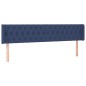 vidaXL LED Kopfteil Blau 203x16x78/88 cm Stoff vidaXL LED Kopfteil Blau 203x16x78/88 cm Stoff