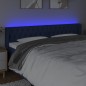 vidaXL LED Kopfteil Blau 203x16x78/88 cm Stoff vidaXL LED Kopfteil Blau 203x16x78/88 cm Stoff