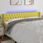 vidaXL LED Kopfteil Grün 203x16x78/88 cm Stoff vidaXL LED Kopfteil Grün 203x16x78/88 cm Stoff