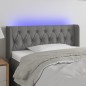 vidaXL LED Kopfteil Dunkelgrau 93x16x78/88 cm Stoff vidaXL LED Kopfteil Dunkelgrau 93x16x78/88 cm Stoff