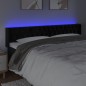 vidaXL LED Kopfteil Schwarz 183x16x78/88 cm Samt vidaXL LED Kopfteil Schwarz 183x16x78/88 cm Samt