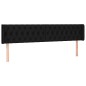 vidaXL LED Kopfteil Schwarz 183x16x78/88 cm Stoff vidaXL LED Kopfteil Schwarz 183x16x78/88 cm Stoff