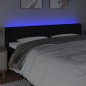 vidaXL LED Kopfteil Schwarz 183x16x78/88 cm Stoff vidaXL LED Kopfteil Schwarz 183x16x78/88 cm Stoff
