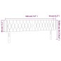 vidaXL LED Kopfteil Schwarz 183x16x78/88 cm Stoff vidaXL LED Kopfteil Schwarz 183x16x78/88 cm Stoff
