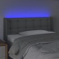 vidaXL LED Kopfteil Hellgrau 93x16x78/88 cm Stoff vidaXL LED Kopfteil Hellgrau 93x16x78/88 cm Stoff