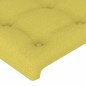 vidaXL LED Kopfteil Grün 103x16x78/88 cm Stoff