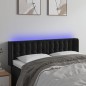 vidaXL LED Kopfteil Schwarz 147x16x78/88 cm Samt vidaXL LED Kopfteil Schwarz 147x16x78/88 cm Samt