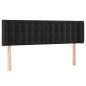 vidaXL LED Kopfteil Schwarz 147x16x78/88 cm Samt vidaXL LED Kopfteil Schwarz 147x16x78/88 cm Samt