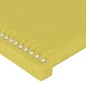 vidaXL LED Kopfteil Grün 93x16x118/128 cm Stoff