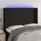 vidaXL LED Kopfteil Schwarz 147x16x118/128 cm Stoff vidaXL LED Kopfteil Schwarz 147x16x118/128 cm Stoff