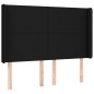 vidaXL LED Kopfteil Schwarz 147x16x118/128 cm Stoff vidaXL LED Kopfteil Schwarz 147x16x118/128 cm Stoff