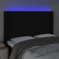 vidaXL LED Kopfteil Schwarz 147x16x118/128 cm Stoff vidaXL LED Kopfteil Schwarz 147x16x118/128 cm Stoff