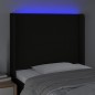 vidaXL LED Kopfteil Schwarz 83x16x118/128 cm Stoff vidaXL LED Kopfteil Schwarz 83x16x118/128 cm Stoff