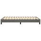 vidaXL Boxspringbett Dunkelgrau 120x200 cm Samt vidaXL Boxspringbett Dunkelgrau 120x200 cm Samt