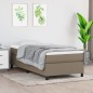 vidaXL Boxspringbett Taupe 90x190 cm Stoff vidaXL Boxspringbett Taupe 90x190 cm Stoff