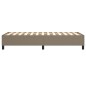 vidaXL Boxspringbett Taupe 90x190 cm Stoff vidaXL Boxspringbett Taupe 90x190 cm Stoff
