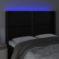 vidaXL LED Kopfteil Schwarz 147x16x118/128 cm Kunstleder vidaXL LED Kopfteil Schwarz 147x16x118/128 cm Kunstleder
