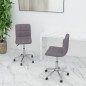 Esszimmerstühle 2 Stk. Drehbar Taupe Stoff Esszimmerstühle 2 Stk. Drehbar Taupe Stoff