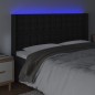 vidaXL LED Kopfteil Schwarz 183x16x118/128 cm Kunstleder vidaXL LED Kopfteil Schwarz 183x16x118/128 cm Kunstleder