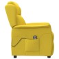 vidaXL Relaxsessel Elektrisch Hellgelb Stoff vidaXL Relaxsessel Elektrisch Hellgelb Stoff