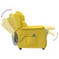 vidaXL Relaxsessel Elektrisch Hellgelb Stoff vidaXL Relaxsessel Elektrisch Hellgelb Stoff