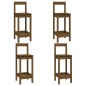 vidaXL 5-tlg. Bar-Set Honigbraun Massivholz Kiefer vidaXL 5-tlg. Bar-Set Honigbraun Massivholz Kiefer