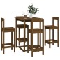 vidaXL 5-tlg. Bar-Set Honigbraun Massivholz Kiefer vidaXL 5-tlg. Bar-Set Honigbraun Massivholz Kiefer